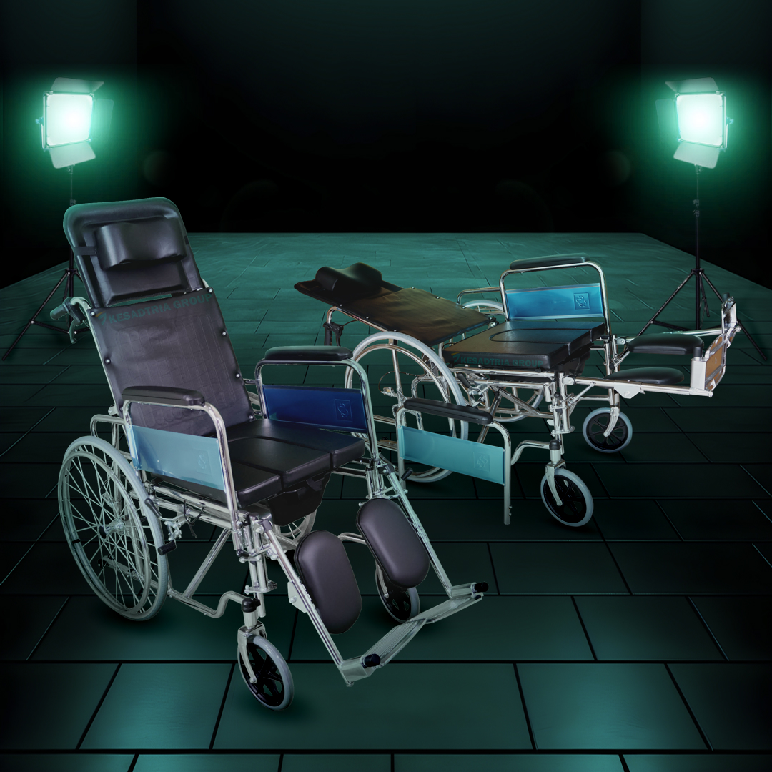 Kursi Roda Reclining 3 in 1